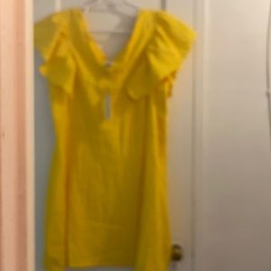 Brand new yellow dress size 18